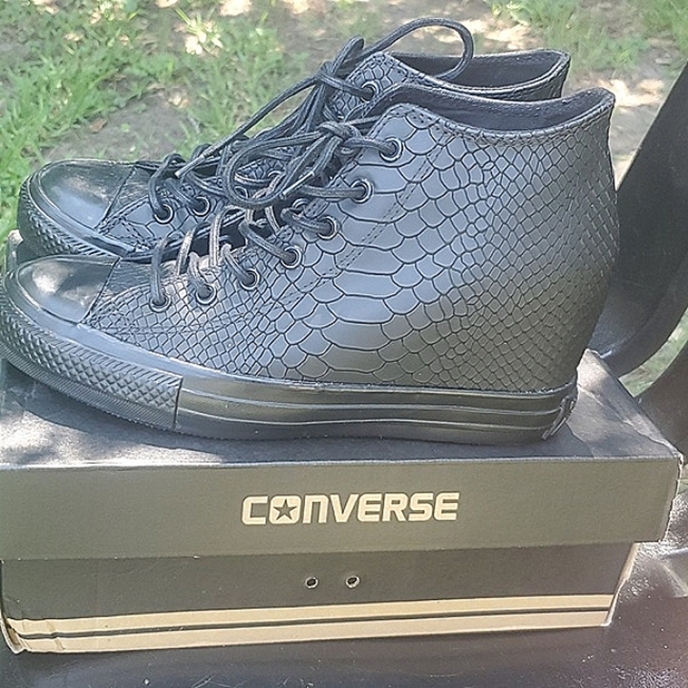 Converse Mid Lux Wedge Sneaker Sz 8.5